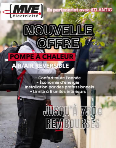 Offre Pompe à chaleur ATLANTIC FUTJITSU